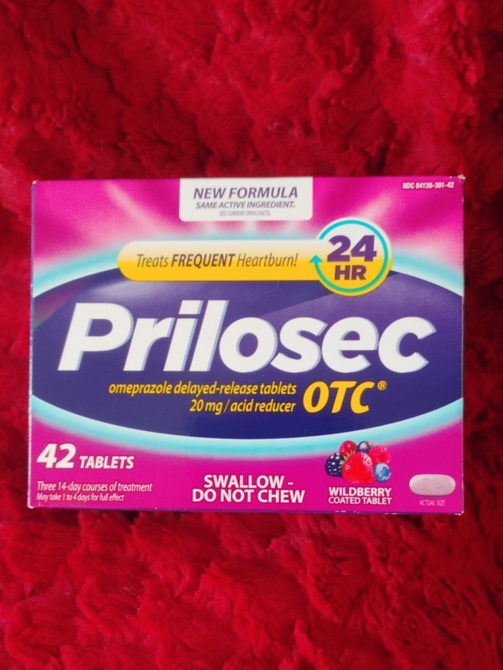 Prilosec 42-Count Wildberry Coated Tablets